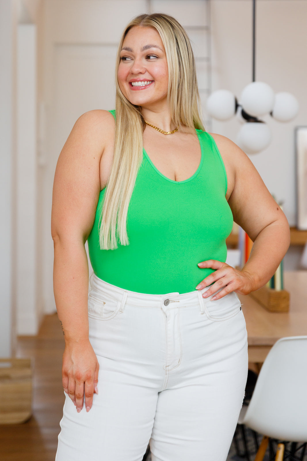 The Basics Bodysuit in Green – Honey's Child